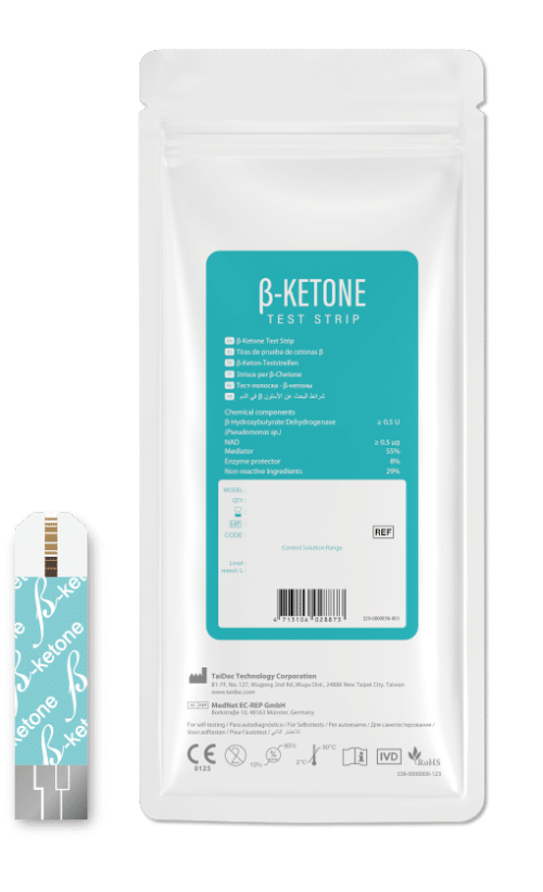 Ketone teststrips 100 stk, XPER (passer TD-4289 og TD-4216) - Bild 3