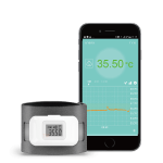 TD-1035 Digitalt kroppsmontert termometer med Bluetooth fra TaiDoc