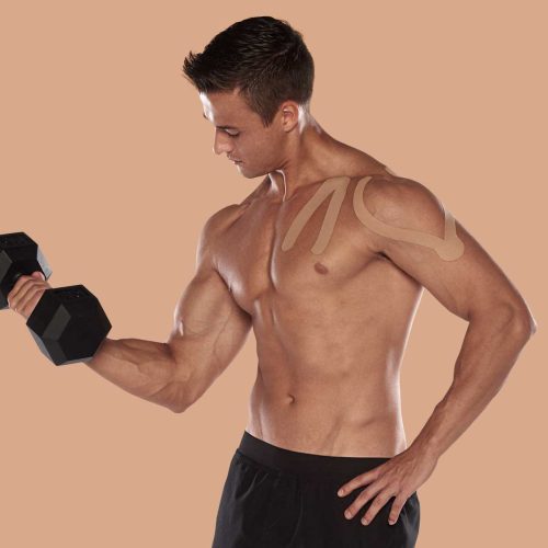 K-Tape, Kinesiologi tape fra Biviax (Beige) - Bild 3