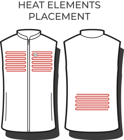 HeatX Heated Everyday Vest - Svart - Bild 8