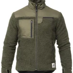 HeatX Heated Pile Fleece Unisex - Olive Green