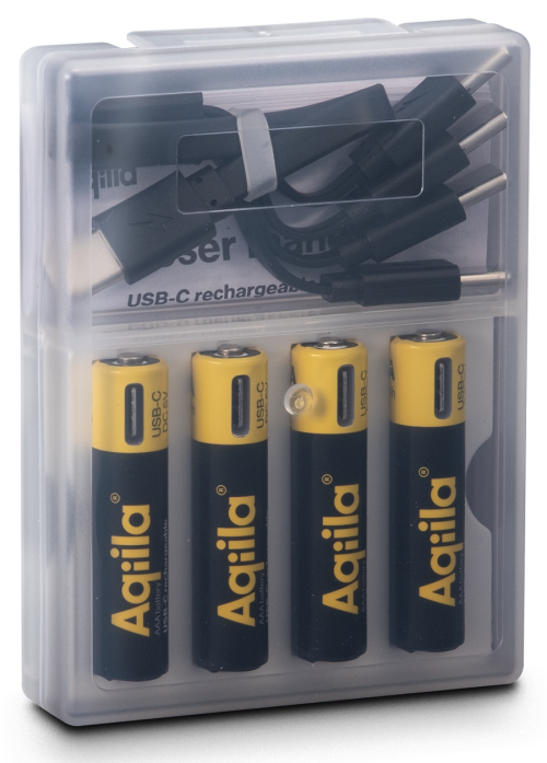 Aqiila Rechargable AAA Battery, 4-pack - Bild 4