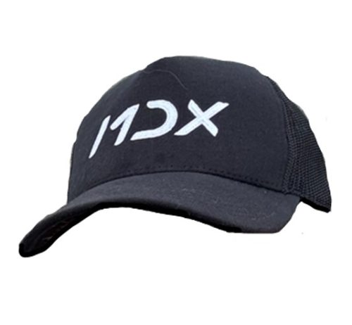 MDX Caps, sort med hvit logo