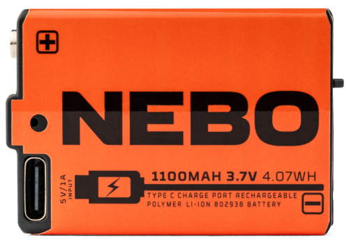 Nebo Rechargeable Battery 1100mAh