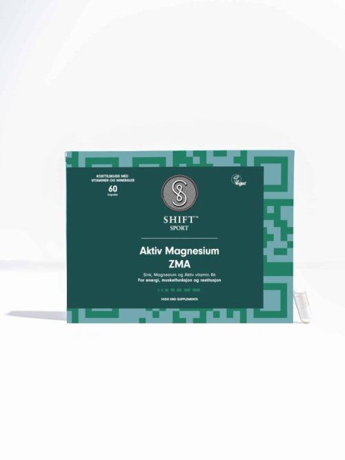 SHIFT SPORT Aktiv ZMA Magnesium tilskudd | 60 kapsl